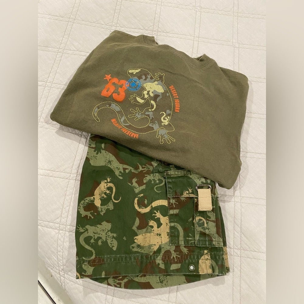 (3/$15) Boys Iguana theme set, size 7